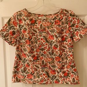 Madewell Floral Top